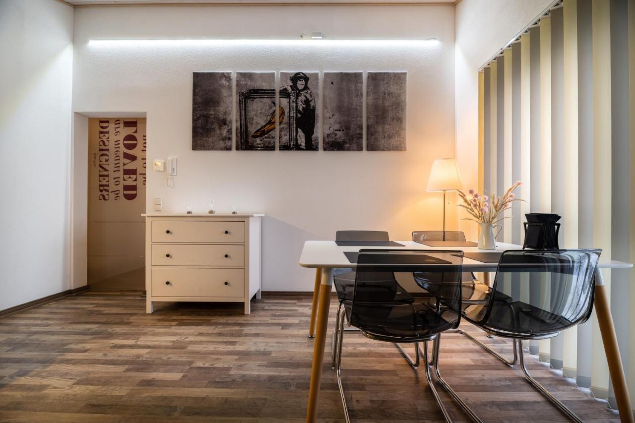Gemuetliche Ferienwohnung Mit Panoramablick Muttensweiler Exterior photo