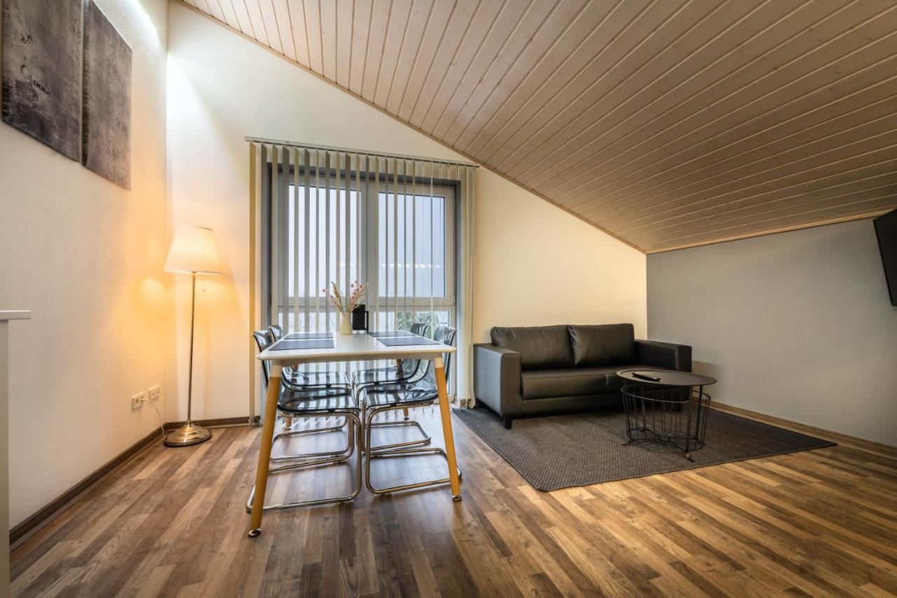 Gemuetliche Ferienwohnung Mit Panoramablick Muttensweiler Exterior photo