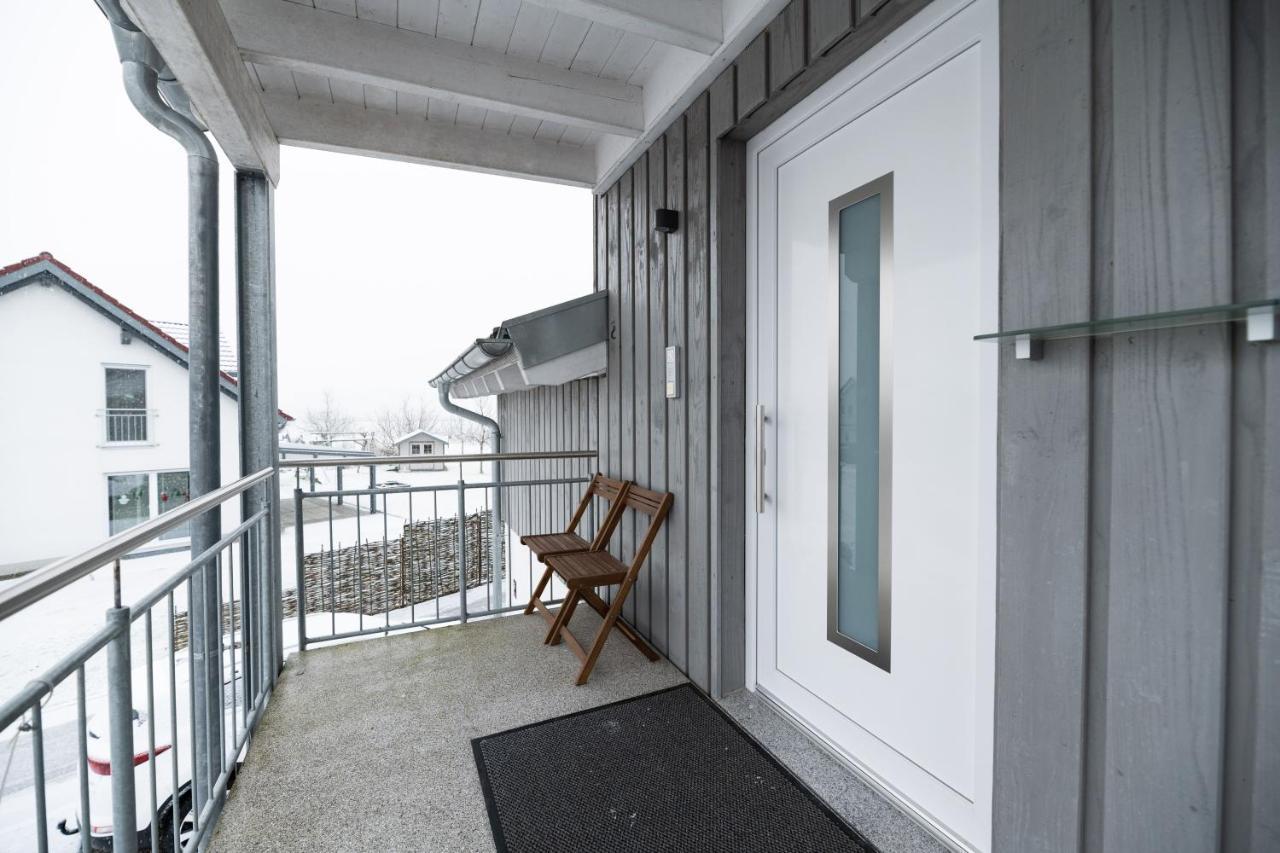 Gemuetliche Ferienwohnung Mit Panoramablick Muttensweiler Exterior photo
